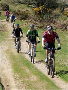 Track beneath Black Hill